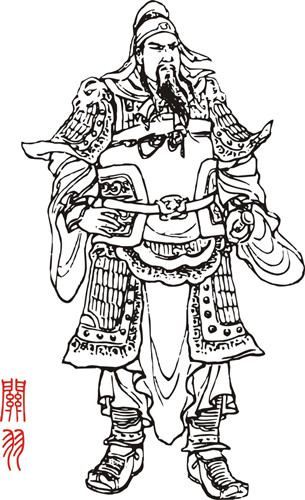 【關公】激光打標機關公矢量圖模板10個下載地址